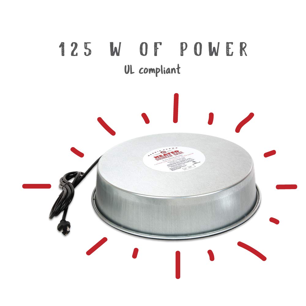 Heated Poultry Drinker Base F40832