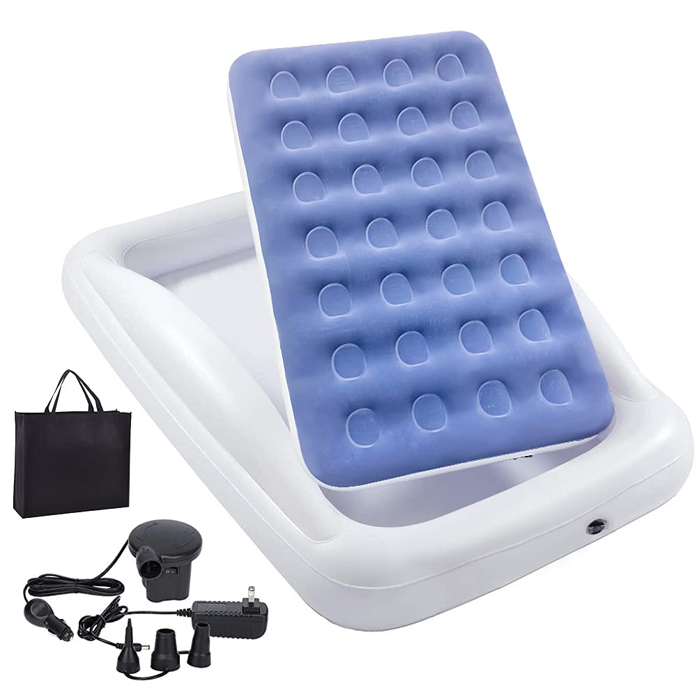 Inflatable Kids Travel Bed Toddler Air Mattress Set E719151
