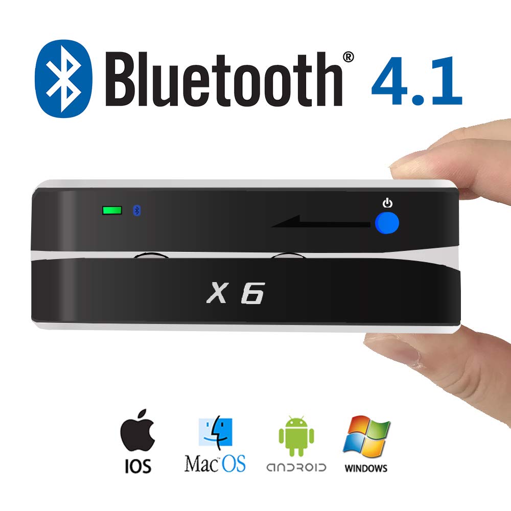 Bluetooth Magnetic Card Reader Writer USB 3 Tracks S781