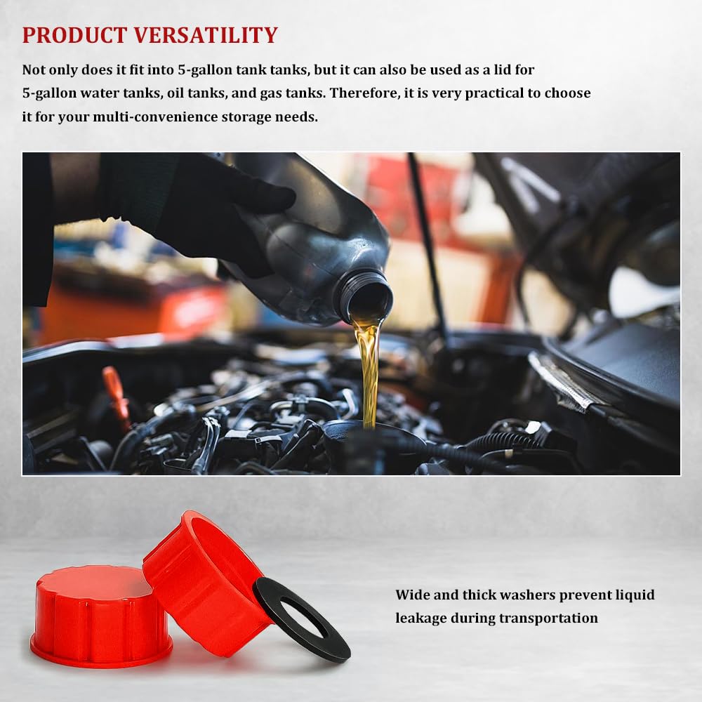 5 Gallon Gas Can Cap Replacement Pack of 4 O418384