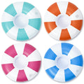Stripe 4 Pack Inflatable Drink Holder K4108