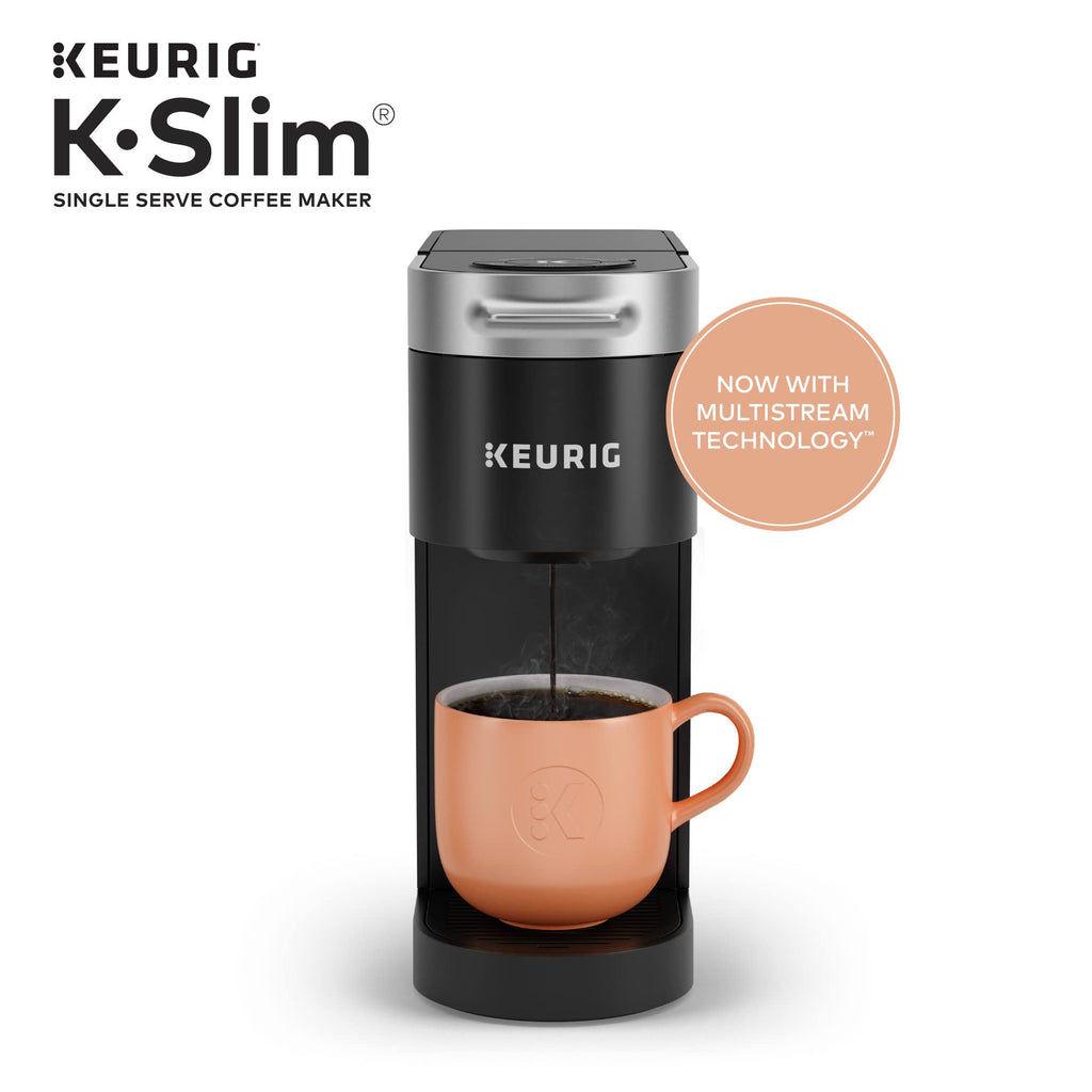 Single Serve K-Cup Pod Coffee Maker, 3 Brew Sizes, 46oz Removable Reservoir, Black Q4819