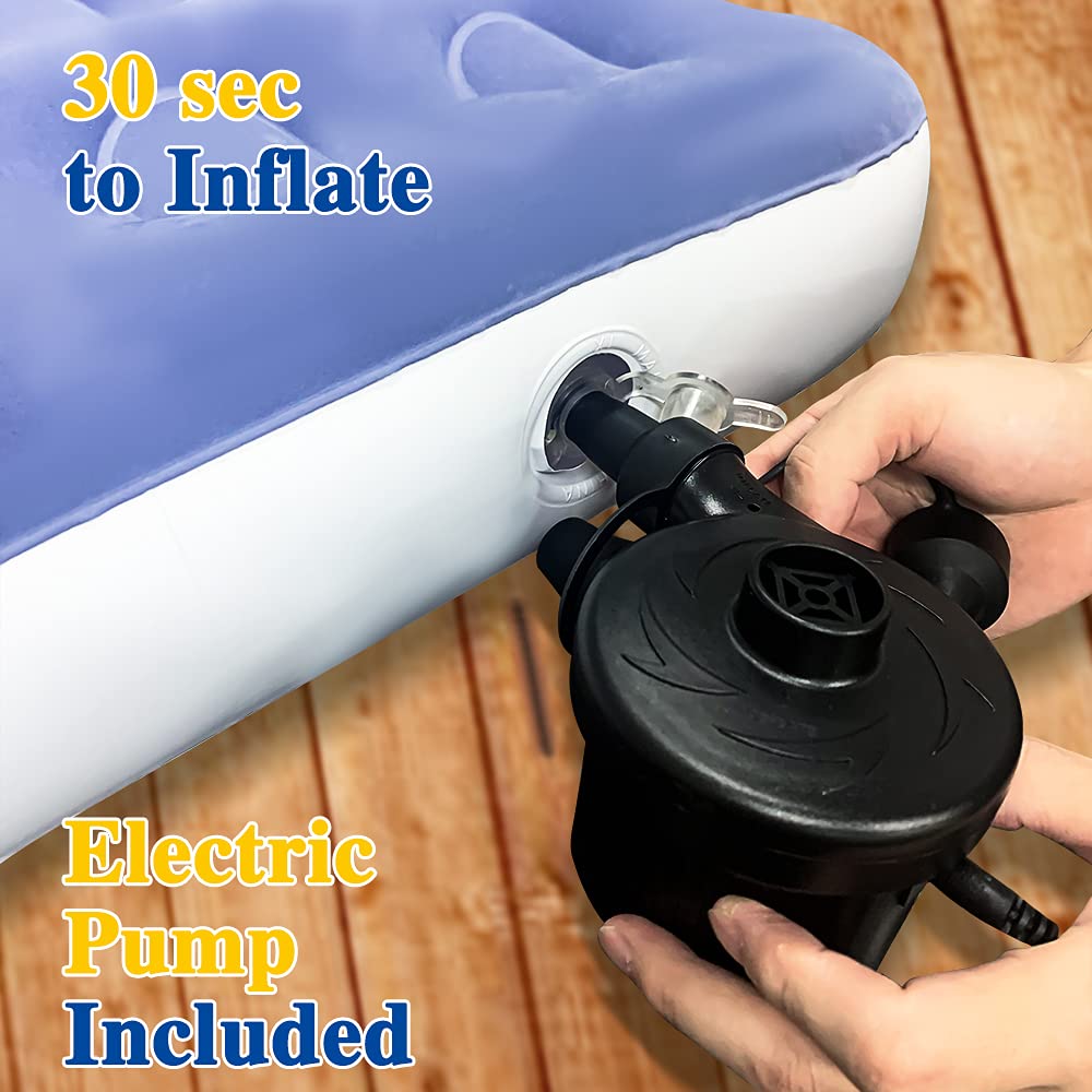 Inflatable Kids Travel Bed Toddler Air Mattress Set E719151