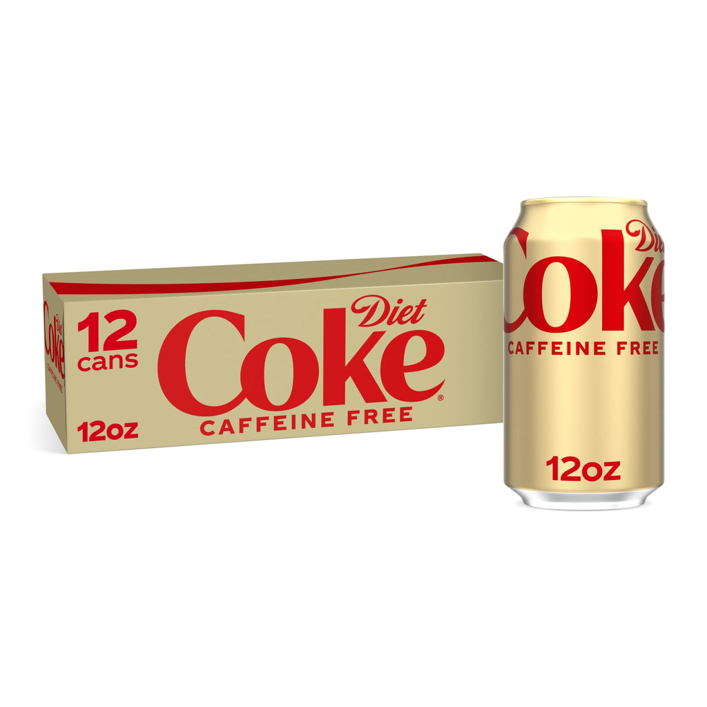 Caffeine Free Soda Soft Drink, 12 fl oz, 12 Pack Q5773