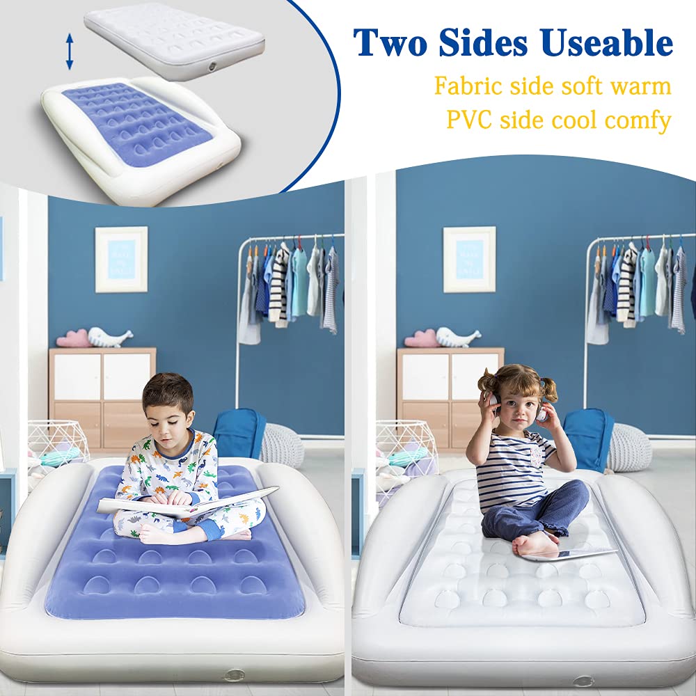 Inflatable Kids Travel Bed Toddler Air Mattress Set E719151