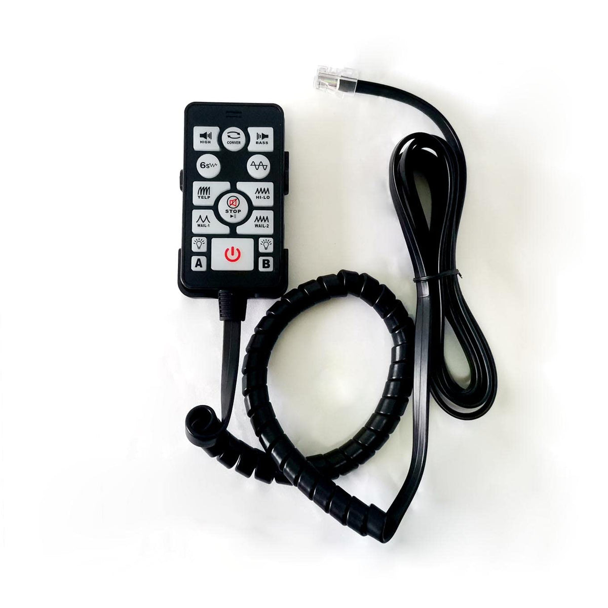 12V/24V 100W Heavy Duty Multi-Tones Siren Amplifier Horn Kit P38590