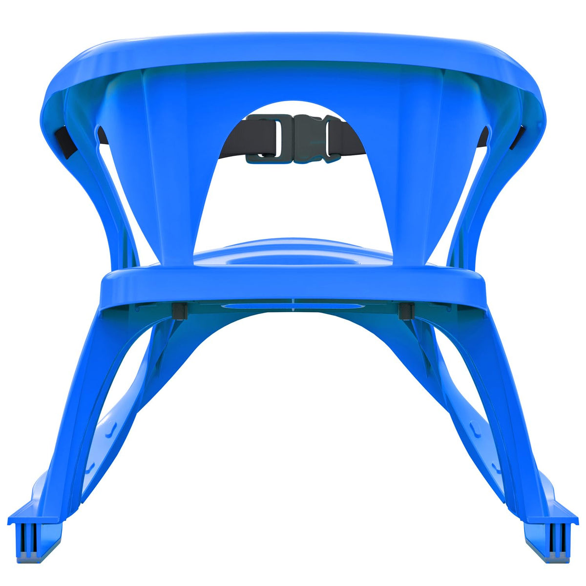Snow Sled with Pull Rope, Backrest and Safety Belt A823574