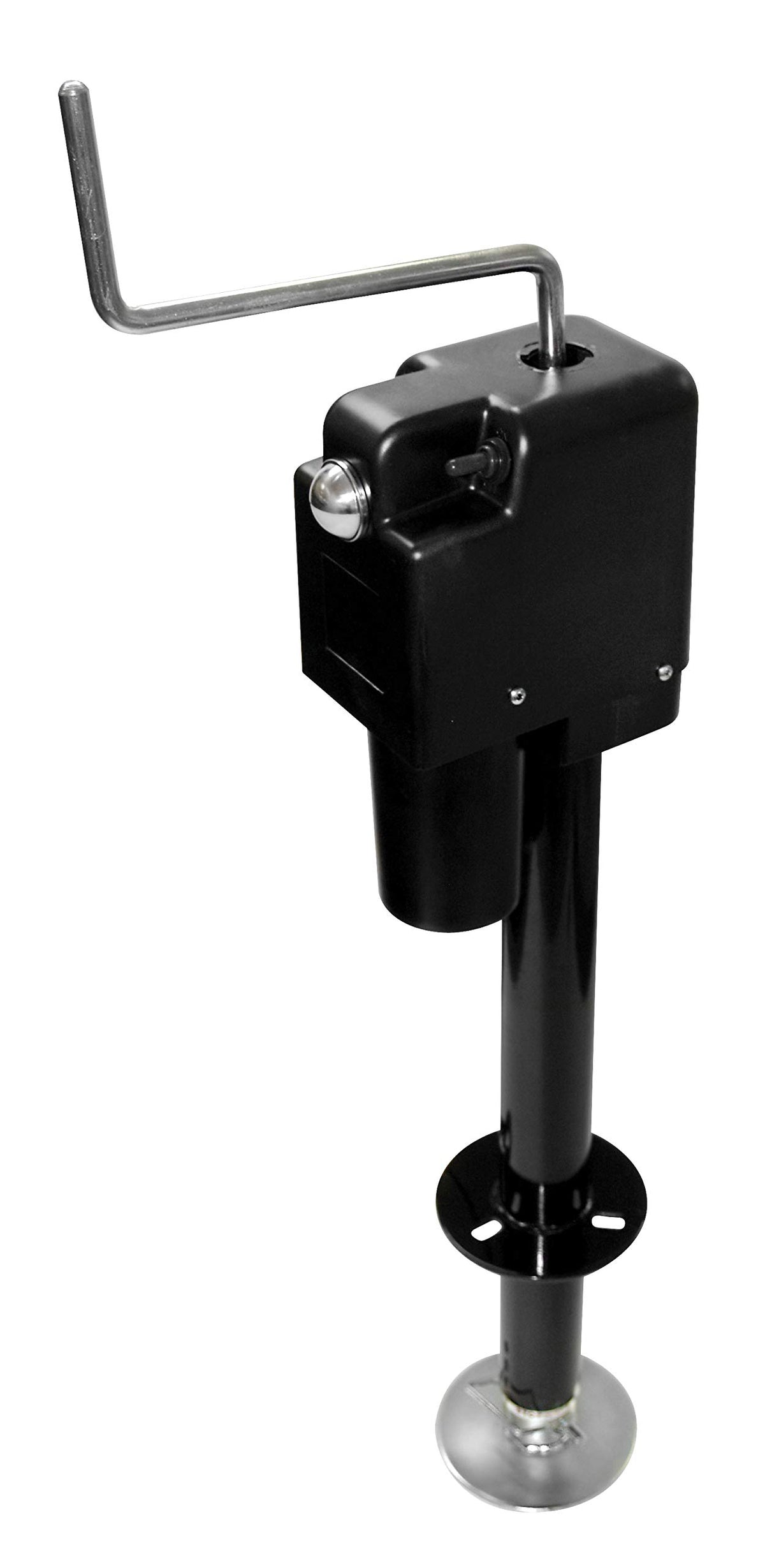 Electric A-Frame Tongue Jack with LED Work Light and Ground Wiring, 3,650 lbs. Capacity, Black L765