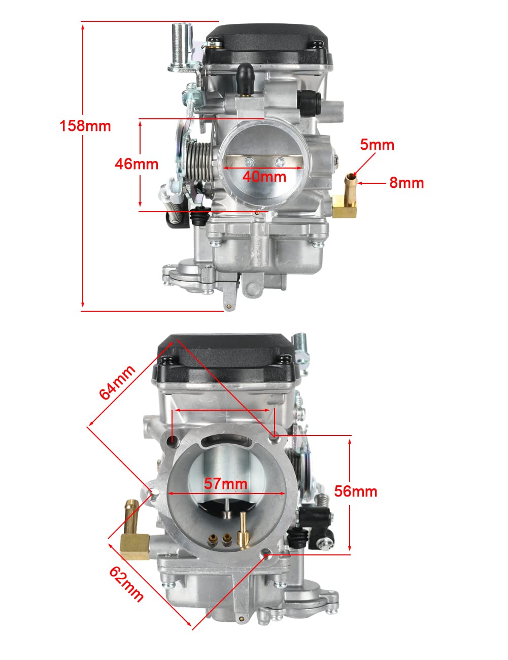 40mm Carburetor T828