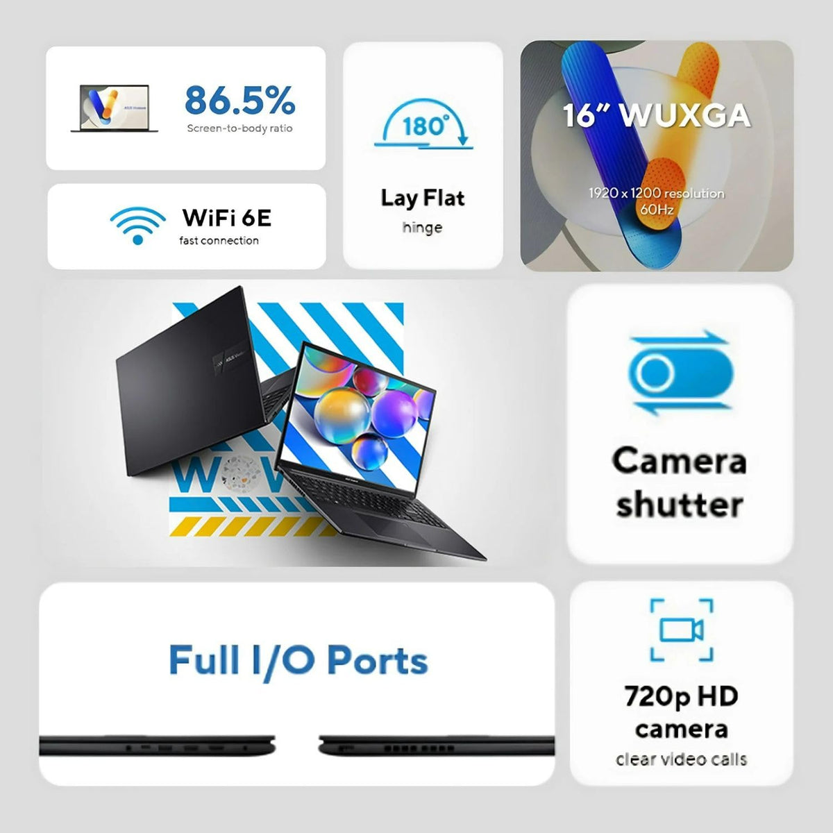 16" Intel Core i7 16GB RAM 512GB SSD Laptop Y2975