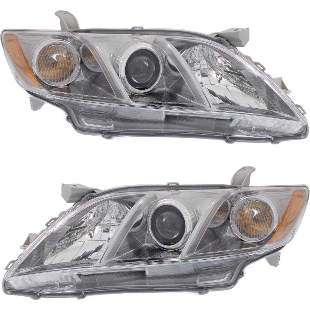 Toyota Camry Headlight 2007 2008 2009 Driver and Passenger Side Pair K290