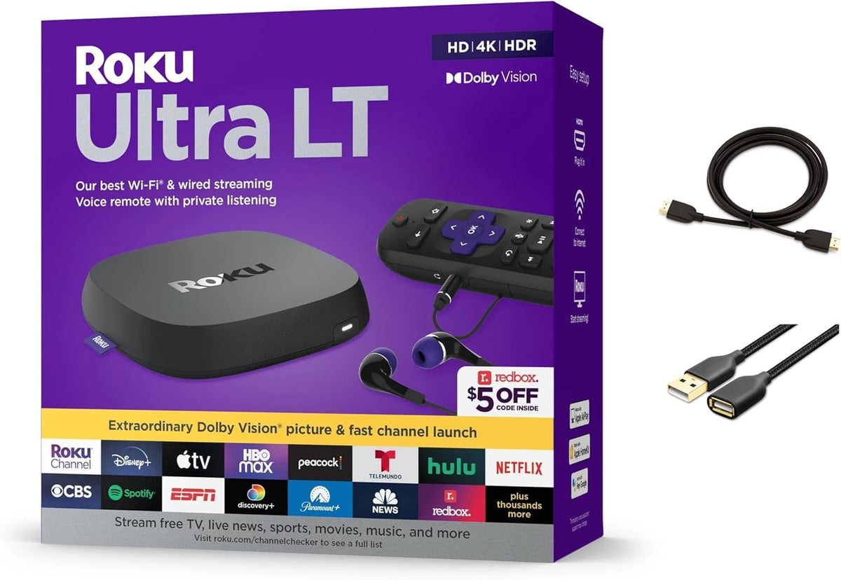 4K Streaming Device with Voice Remote and HDMI Cable P2056