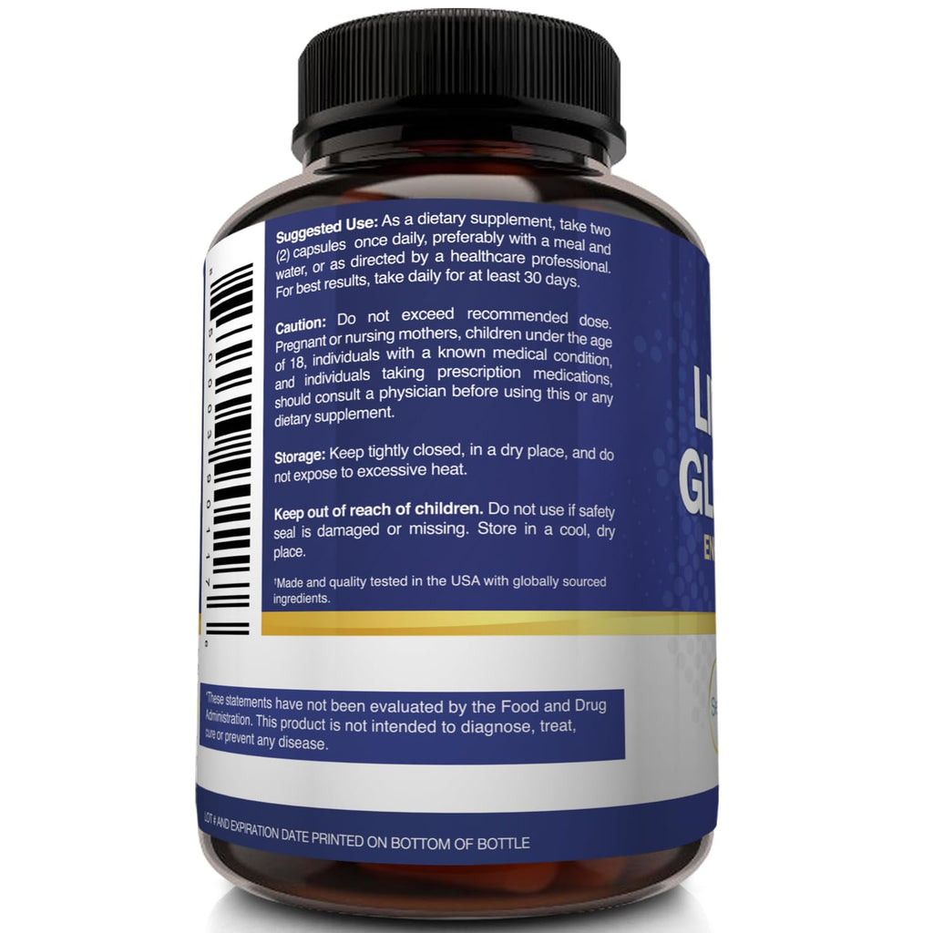 Liposomal Glutathione Supplement 700mg 60 Capsules K95396