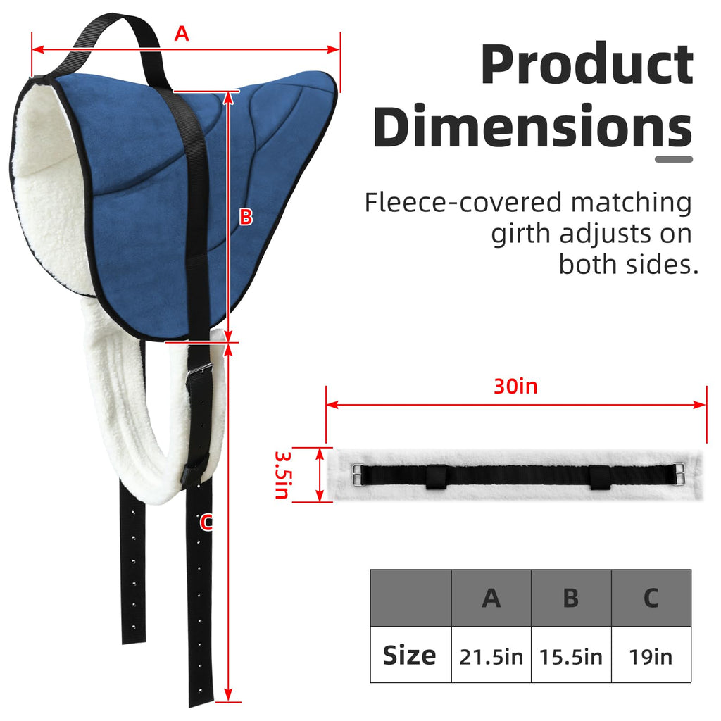 Horse Riding Pad with Adjustable Girth M477