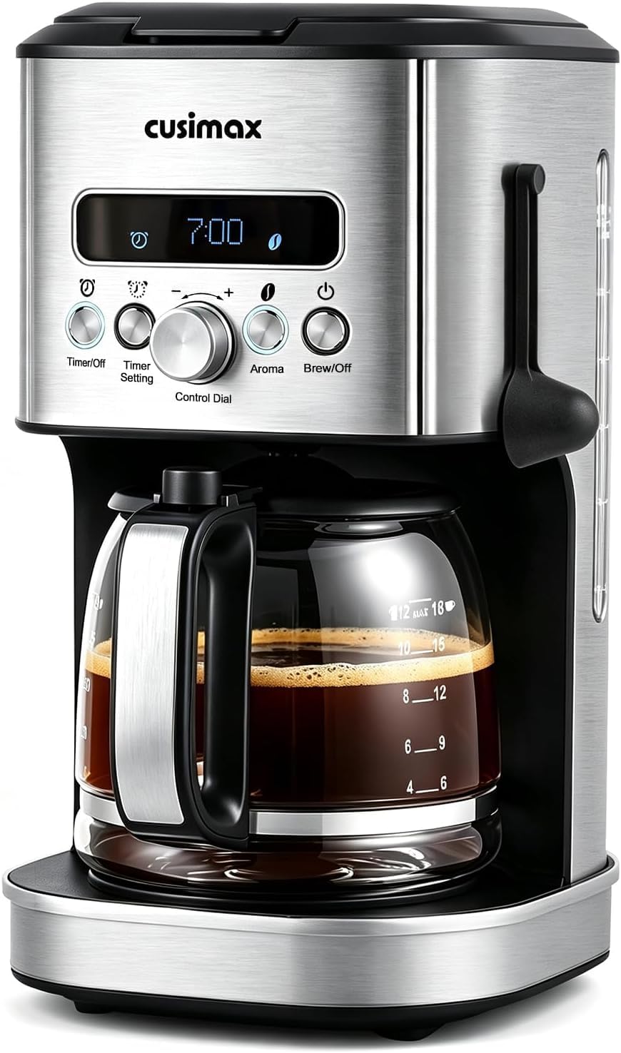 12 Cup Programmable Drip Coffee Maker with Glass Carafe J29881