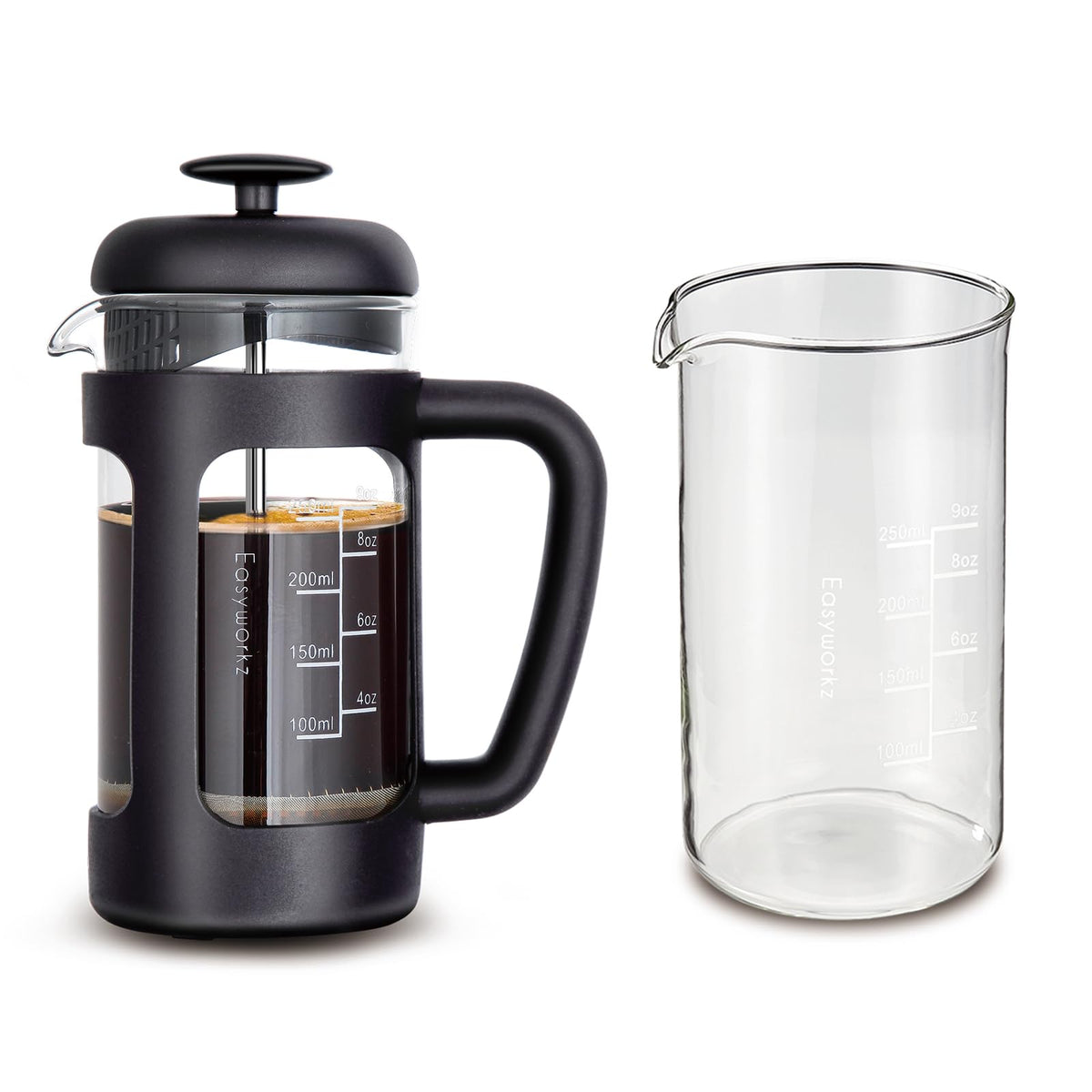 12 oz Borosilicate Glass French Press K652