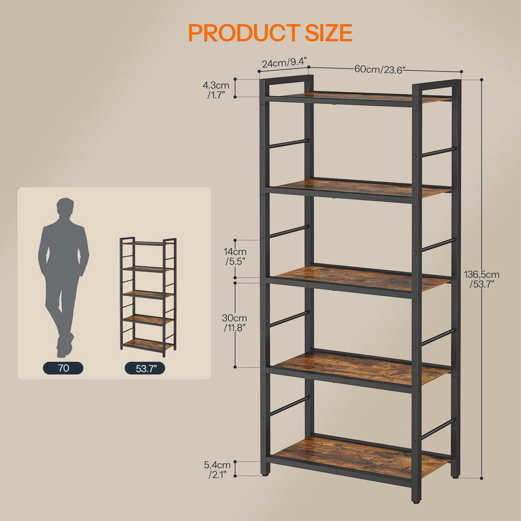 5-Tier Bookshelf V2775