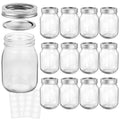 16oz Regular Mouth Mason Jars 12 Pack U30424