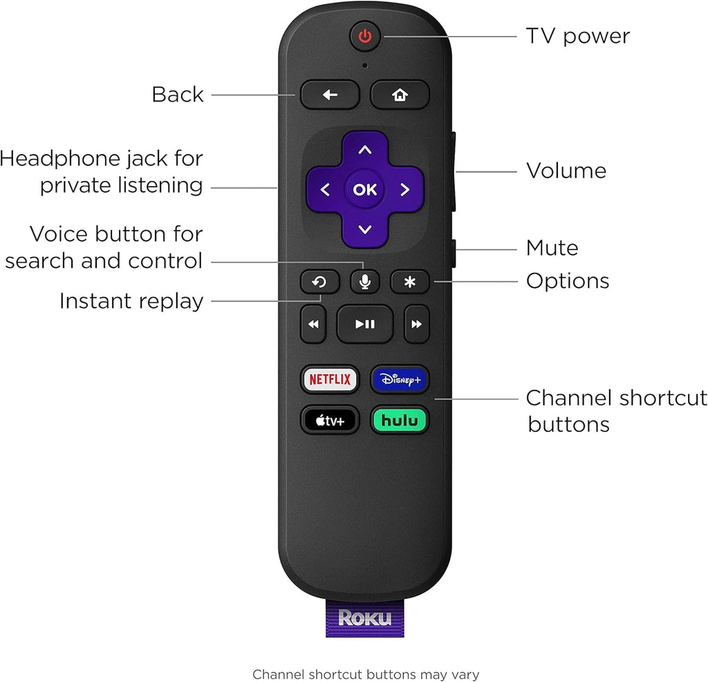 4K Streaming Device with Voice Remote and HDMI Cable P2056