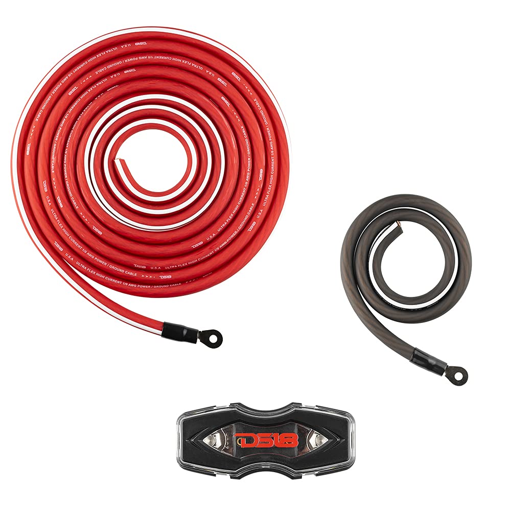 0 Gauge CCA Complete Amp Wiring Kit with ANL Fuse Holder 250A F81513