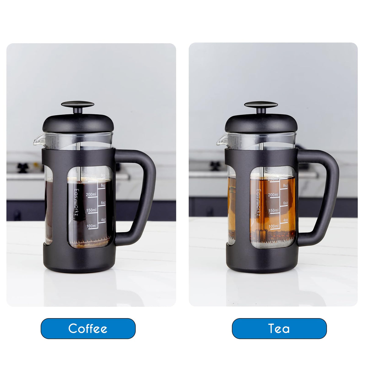 12 oz Borosilicate Glass French Press K652