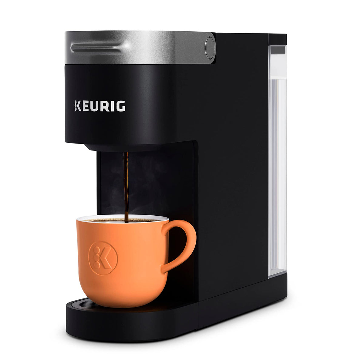 Single Serve K-Cup Pod Coffee Maker, 3 Brew Sizes, 46oz Removable Reservoir, Black Q4819