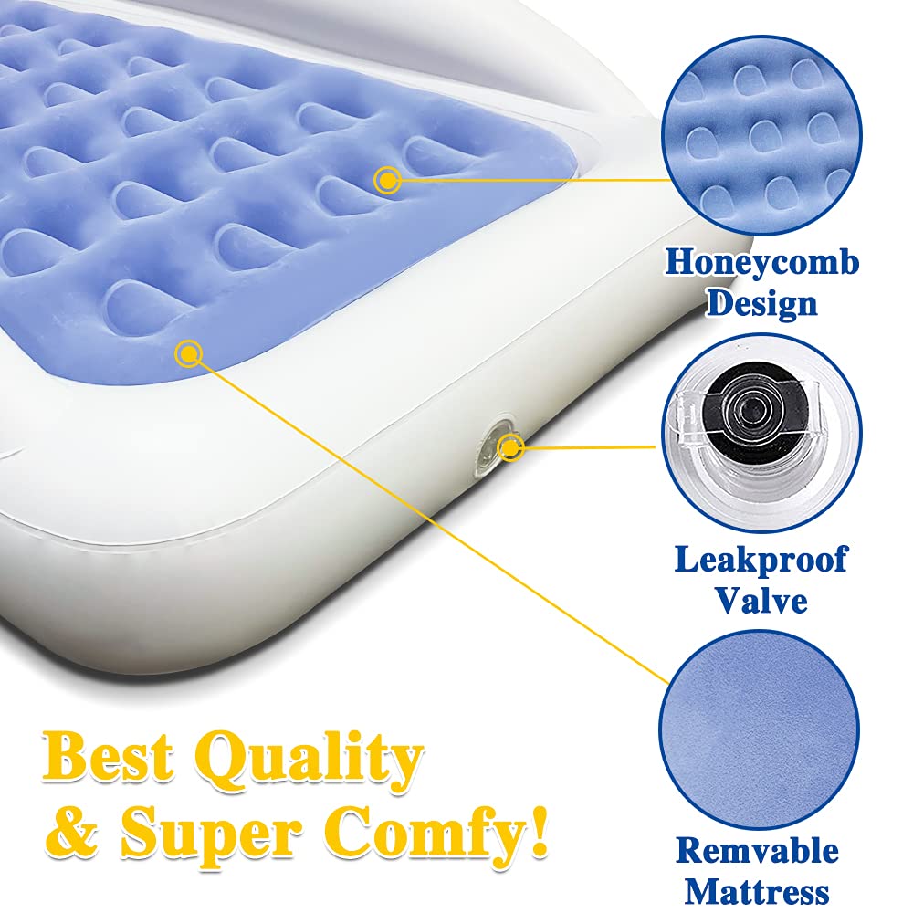 Inflatable Kids Travel Bed Toddler Air Mattress Set E719151