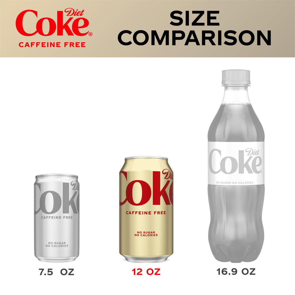 Caffeine Free Soda Soft Drink, 12 fl oz, 12 Pack Q5773