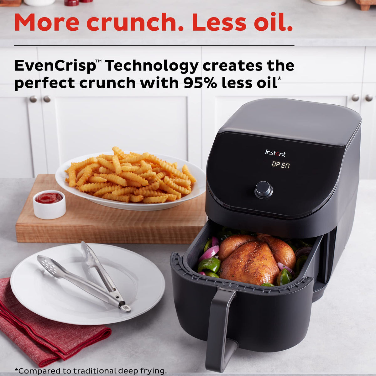 6QT Nonstick Dishwasher-Safe Air Fryer M54891