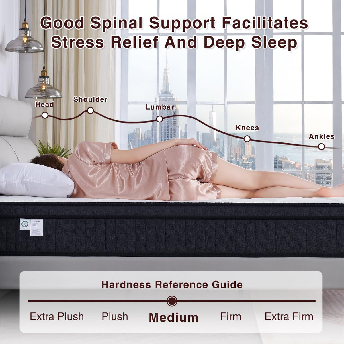 Full Size 12 Inch Hybrid Mattress H7810