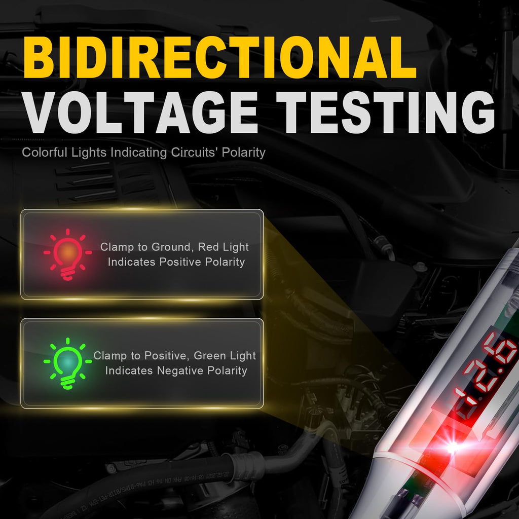 5-90V Digital LED Circuit Tester with Voltage Display S588548