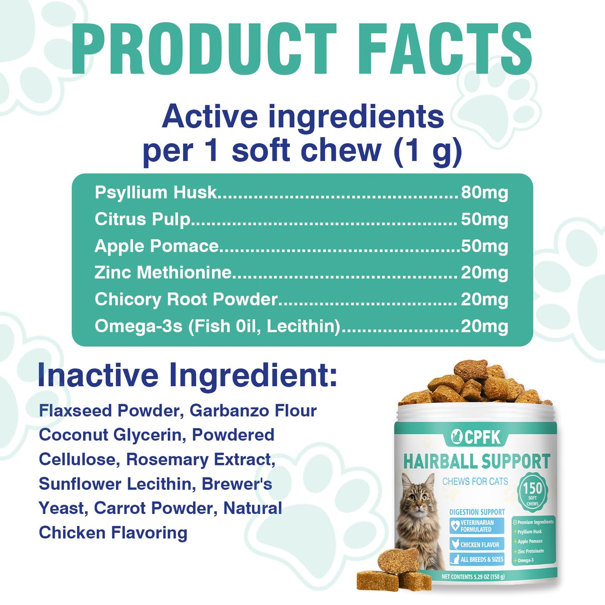 Hairball Treatment for Cats V160386