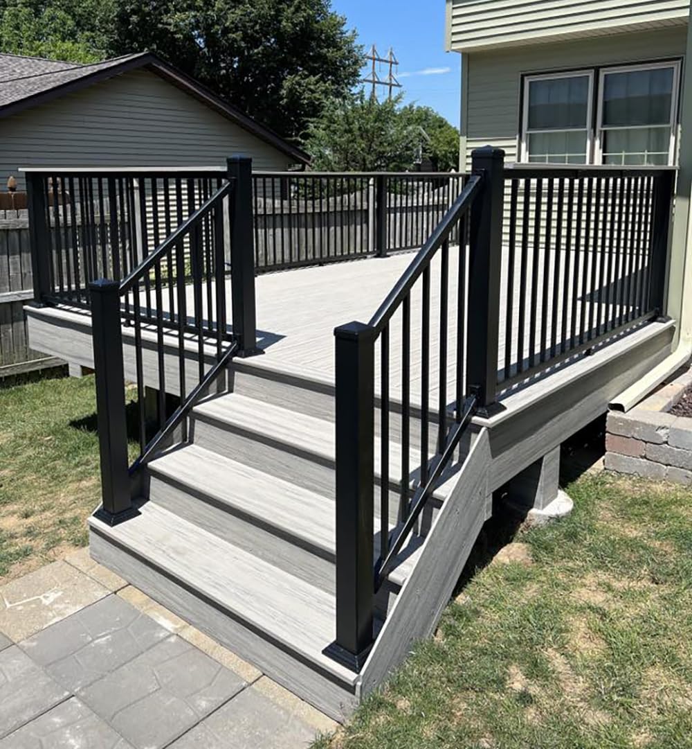 Black 6' Stair Rail Kit I7930
