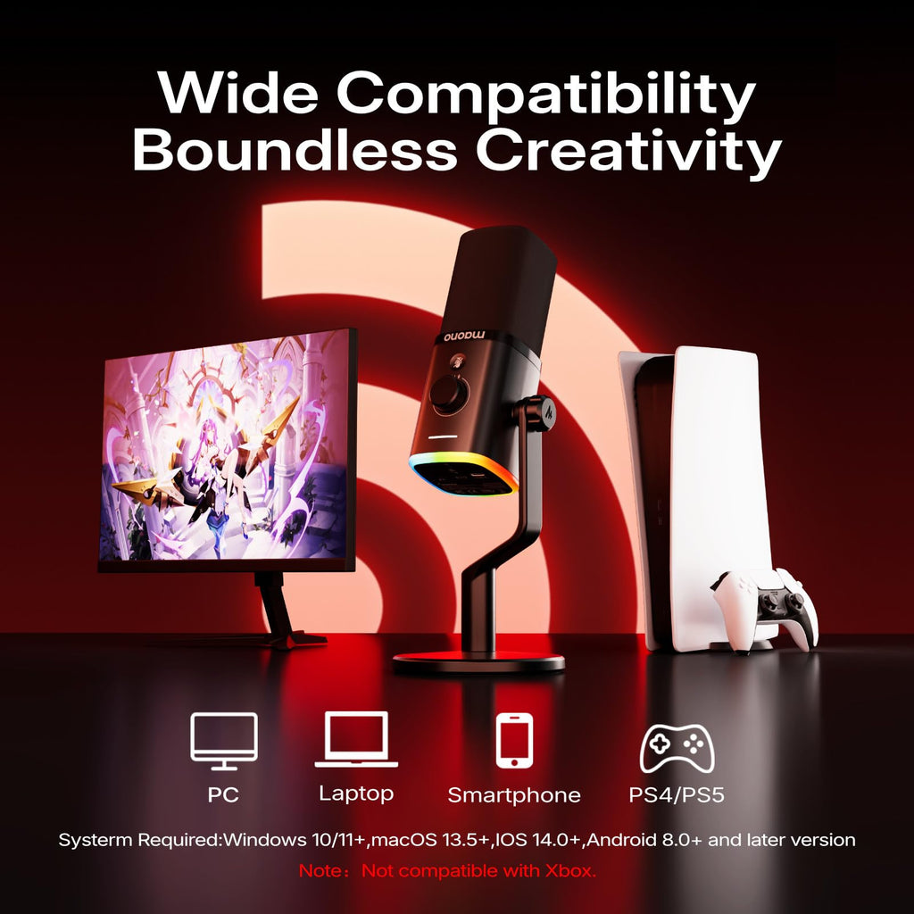 Wireless Dynamic Gaming Microphone F660