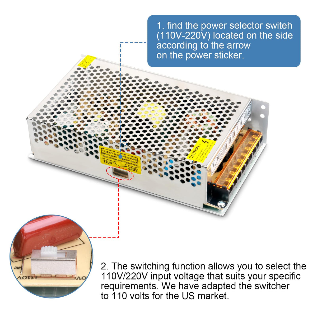 5V 40A Switching Power Supply M8498