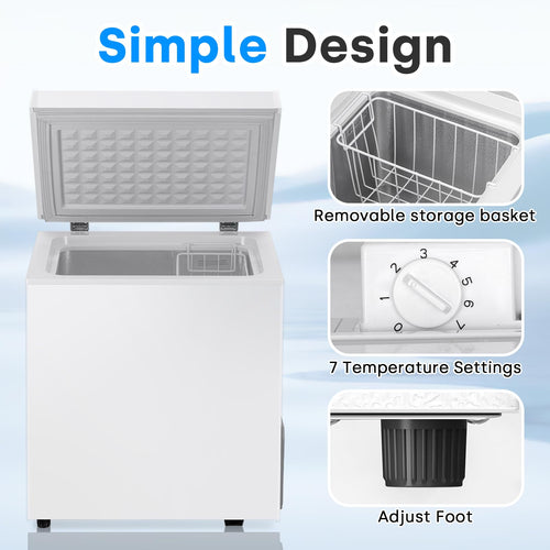 2.0 Cu.Ft White Chest Freezer U48977