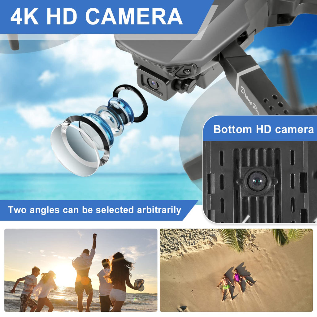Foldable RC Quadcopter with 4K Dual Cameras X942