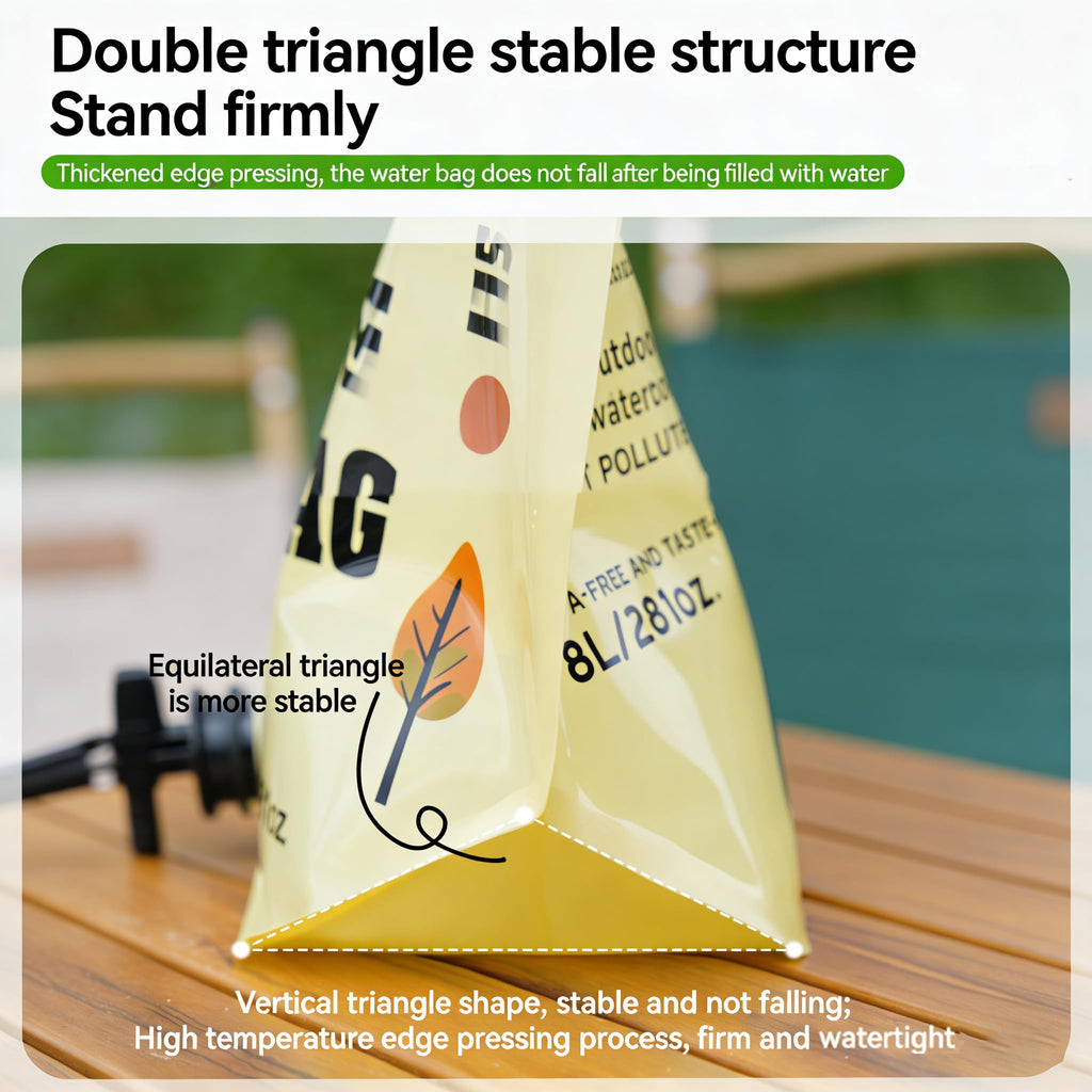 Collapsible 2 Gallon Water Container with Faucet H855334
