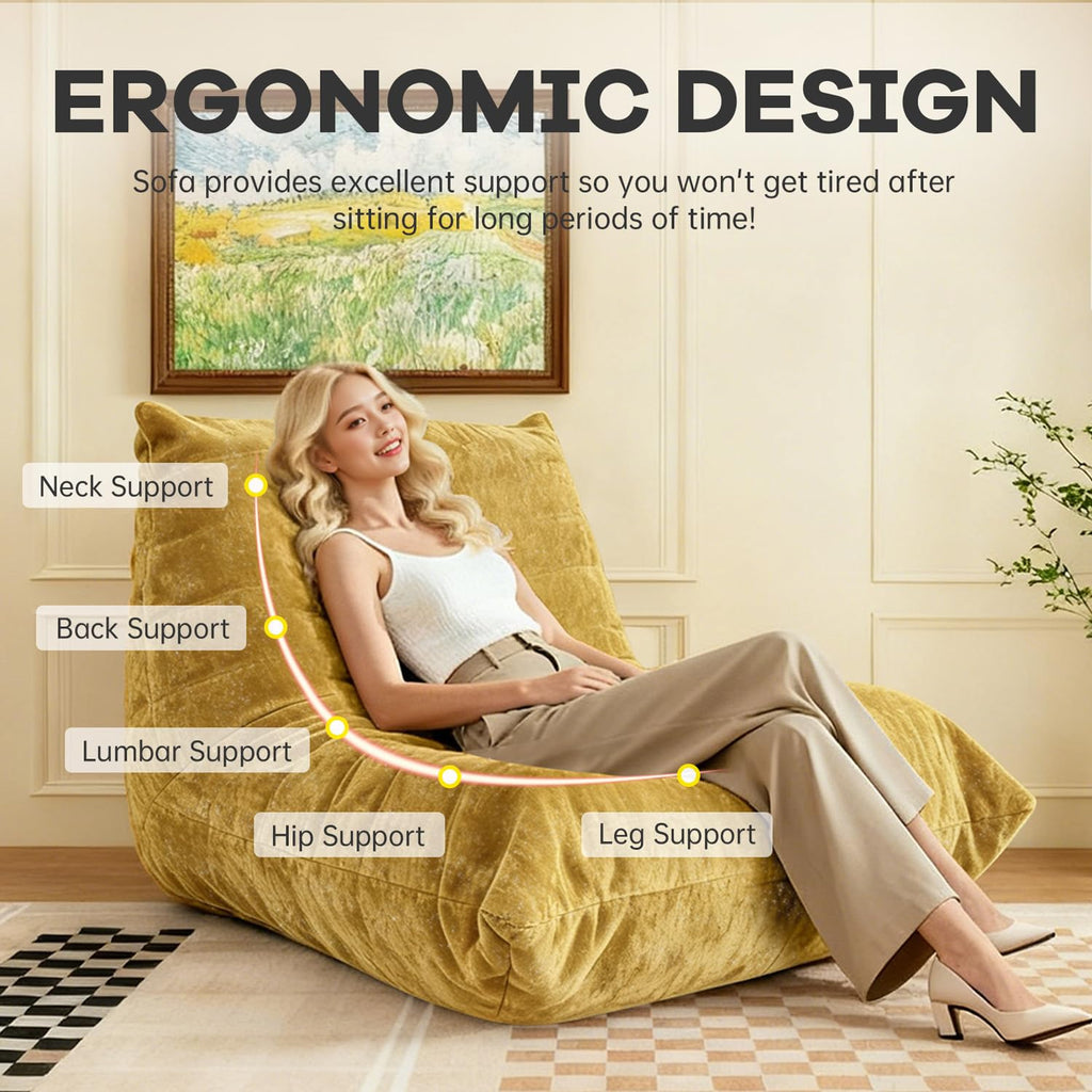 Oversized Memory Foam Bean Bag Chair A96808