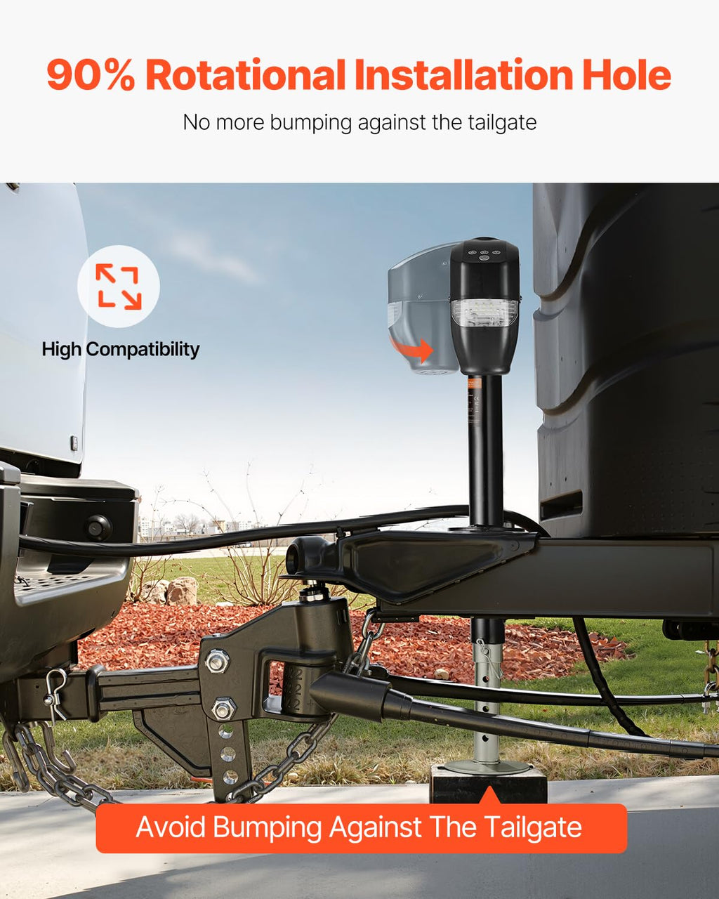 5000 lbs Electric Trailer Jack H103