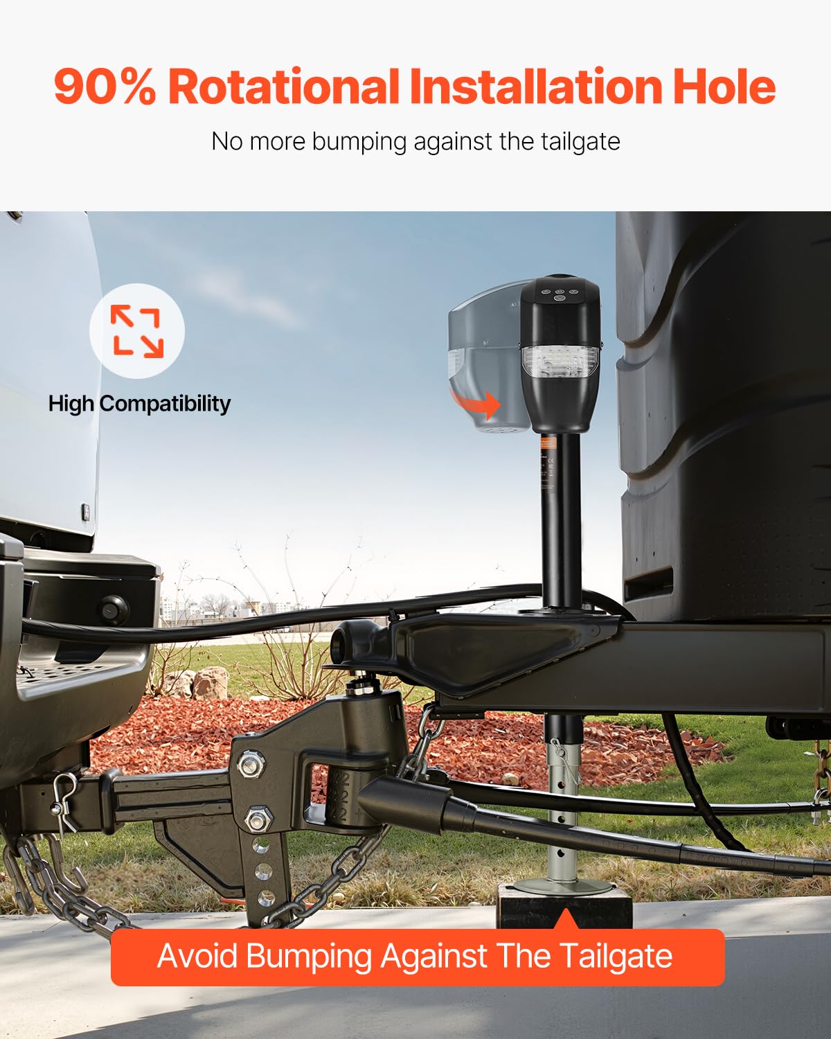 5000 lbs Electric Trailer Jack H103