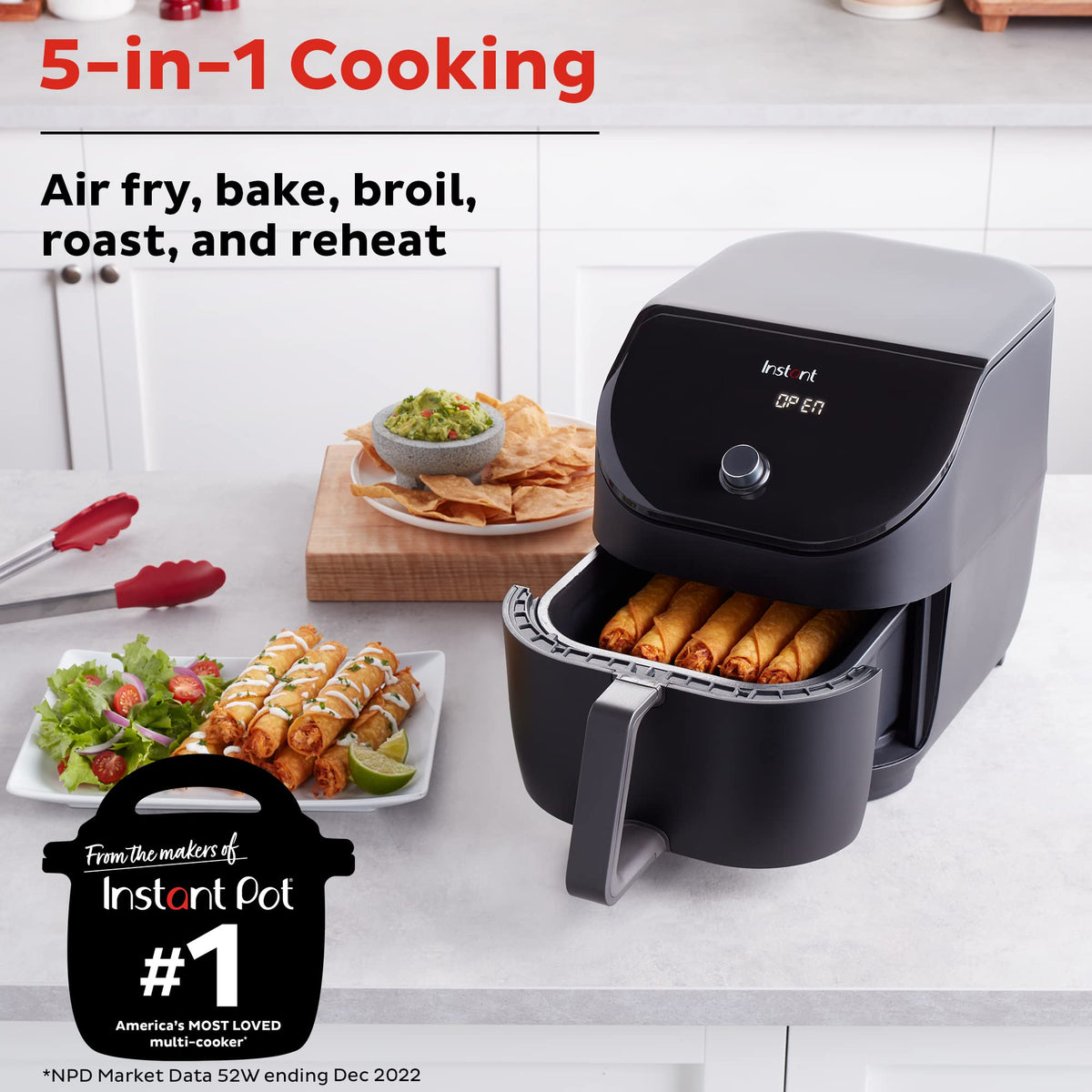 6QT Nonstick Dishwasher-Safe Air Fryer M54891