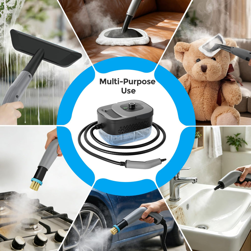 Portable 1800W Handheld Steam Cleaner E99676
