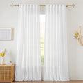 White Sheer Curtains W52 x L95 F3562