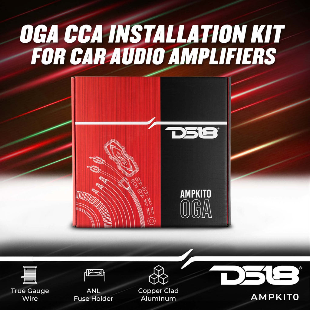 0 Gauge CCA Complete Amp Wiring Kit with ANL Fuse Holder 250A F81513