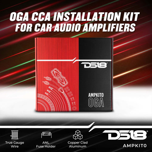 0 Gauge CCA Complete Amp Wiring Kit with ANL Fuse Holder 250A F81513