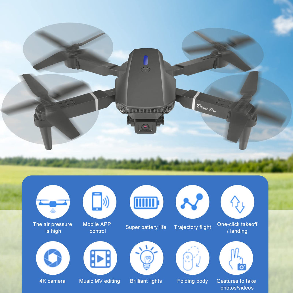 Foldable RC Quadcopter with 4K Dual Cameras X942