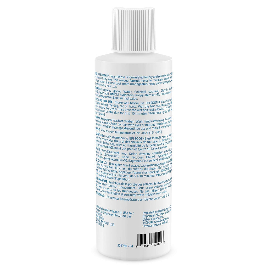 Dog Cat Horse Dry Sensitive Skin Cream Rinse E9869