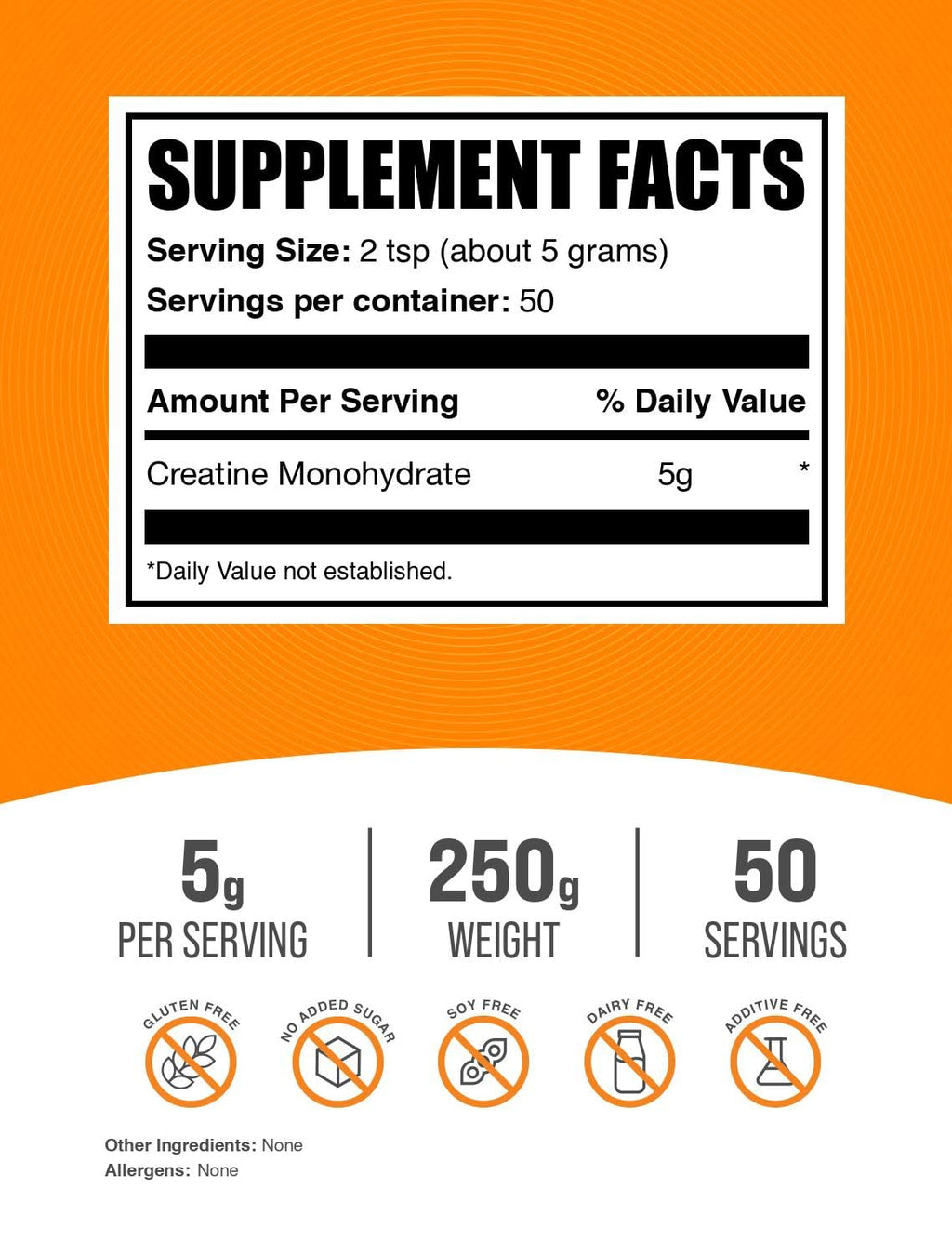 Micronized Creatine Monohydrate Powder Unflavored 250g P724586