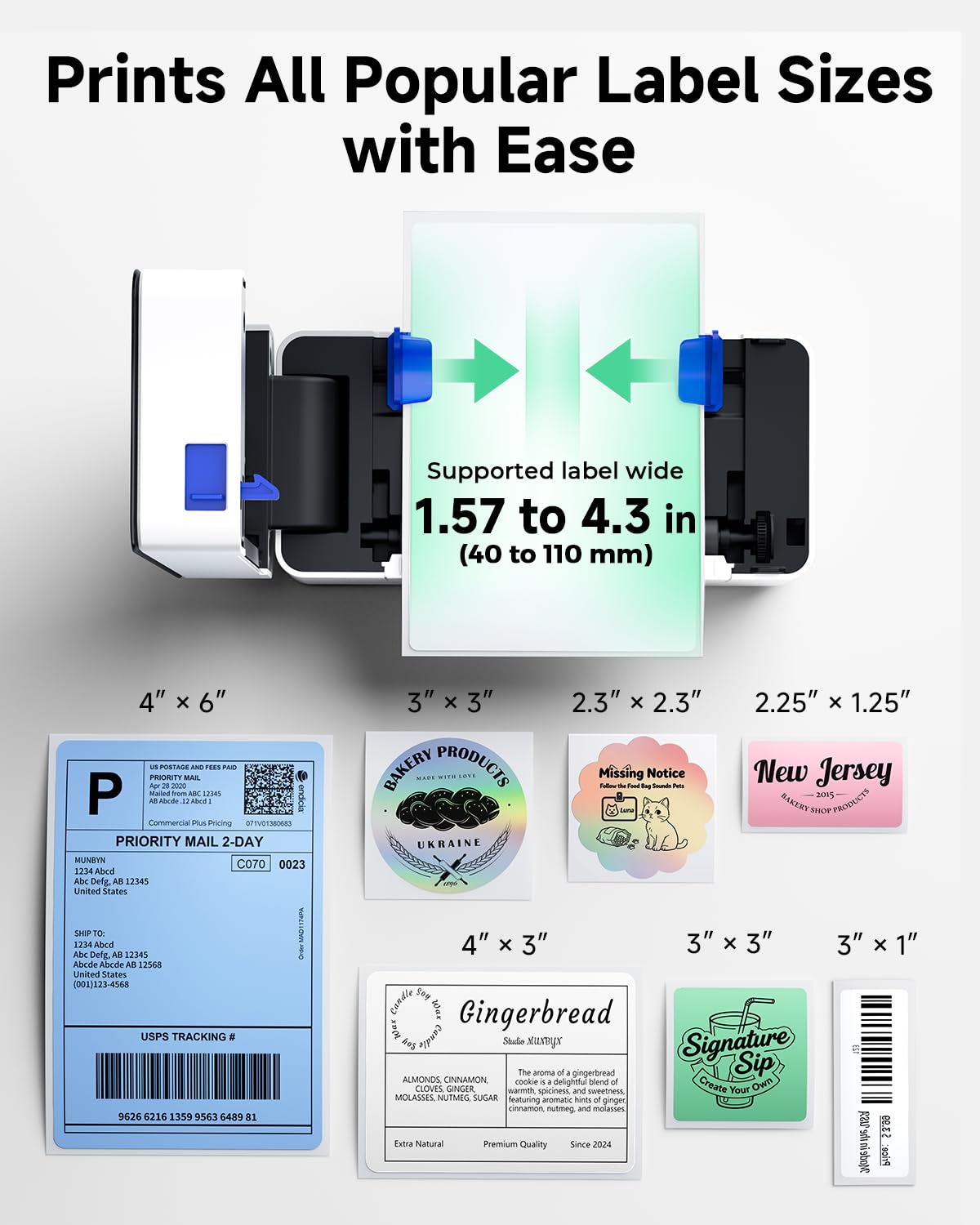 Bluetooth 4x6 Thermal Label Printer W275586